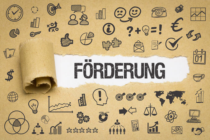 Förderung mit Symbolen Förderung mit Symbolen